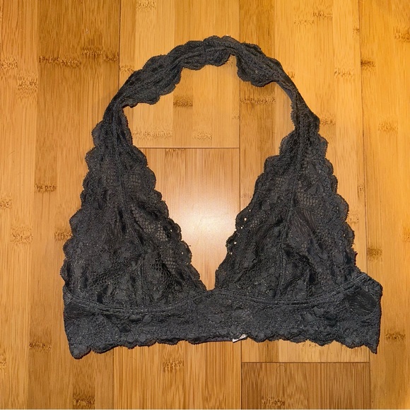 Free People Galloon Lace Halter Bralette - Picture 2 of 4